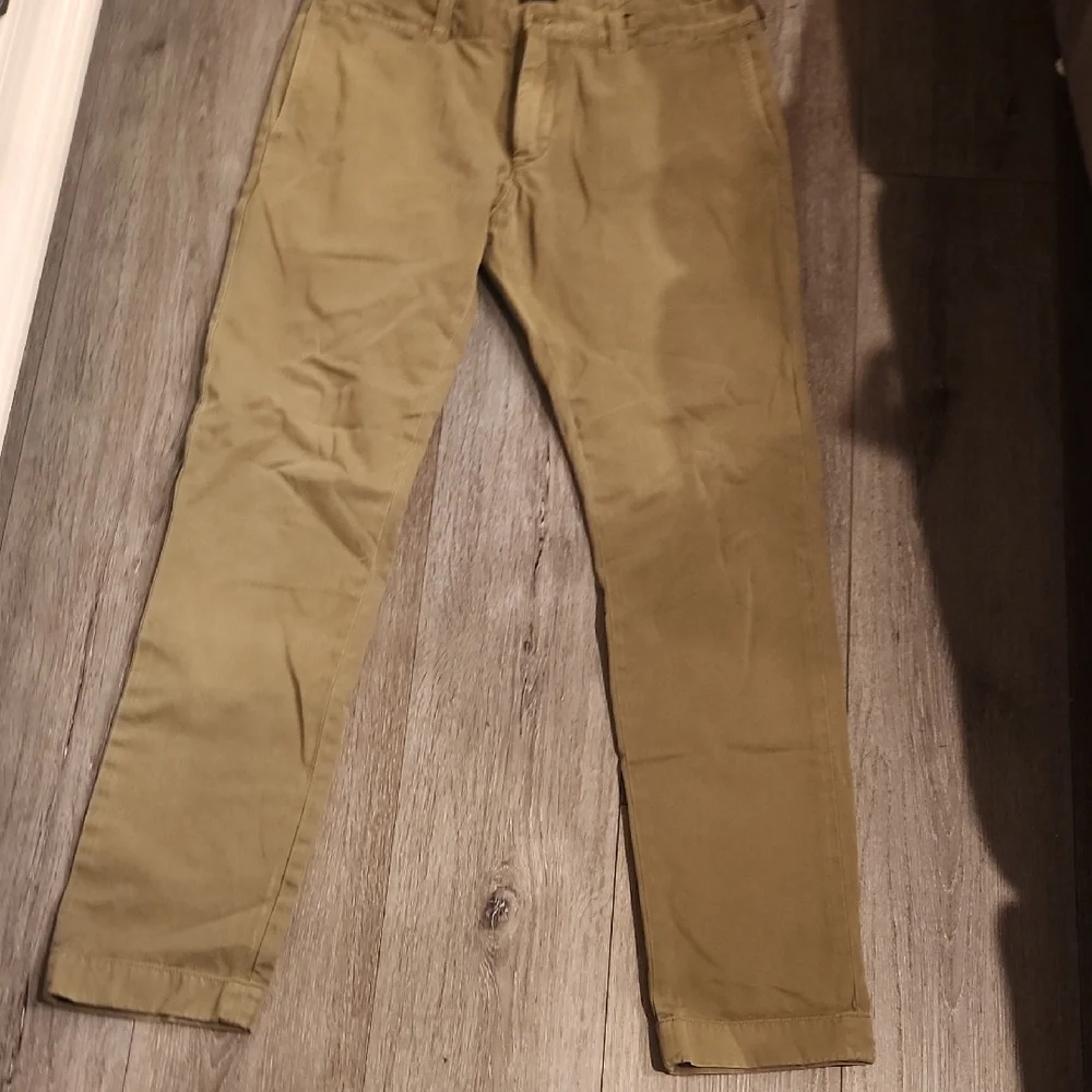 J Crew Men's Green Khakis Pants